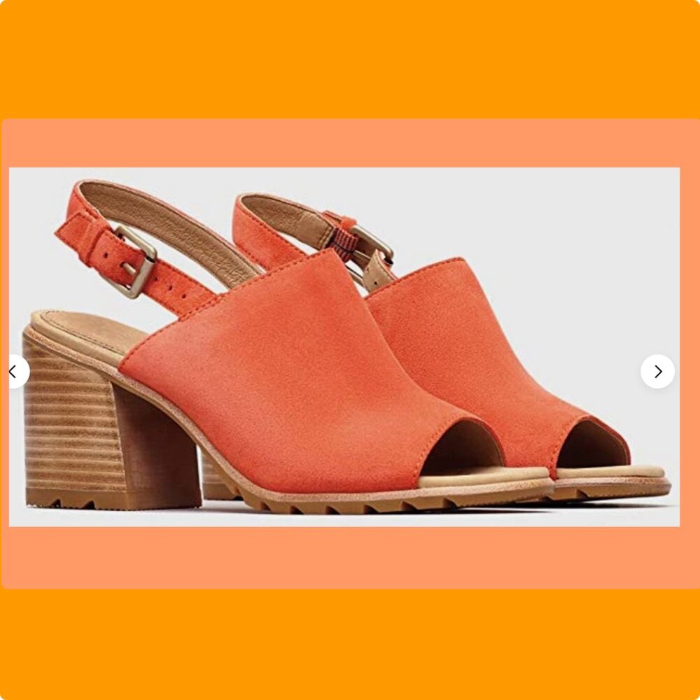SOREL NADIA SUEDE LEATHER SLINGBACK – BRAND NEW!!!